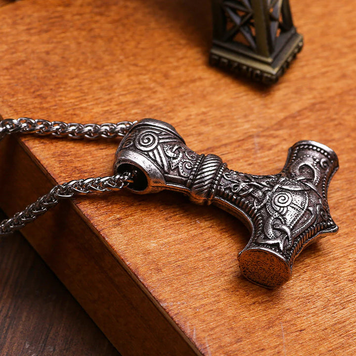 WorldNorse Thor's Hammer Stainless Steel Pendant Necklace