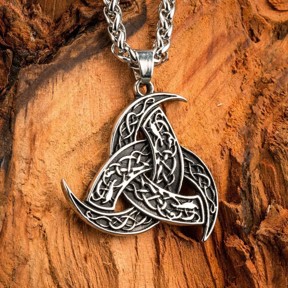 WorldNorse Triple Horn Of Odin Necklace