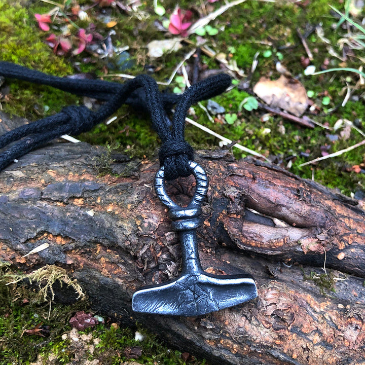 WorldNorse Viking Mjolnir Amulet Thor's Hammer Necklace