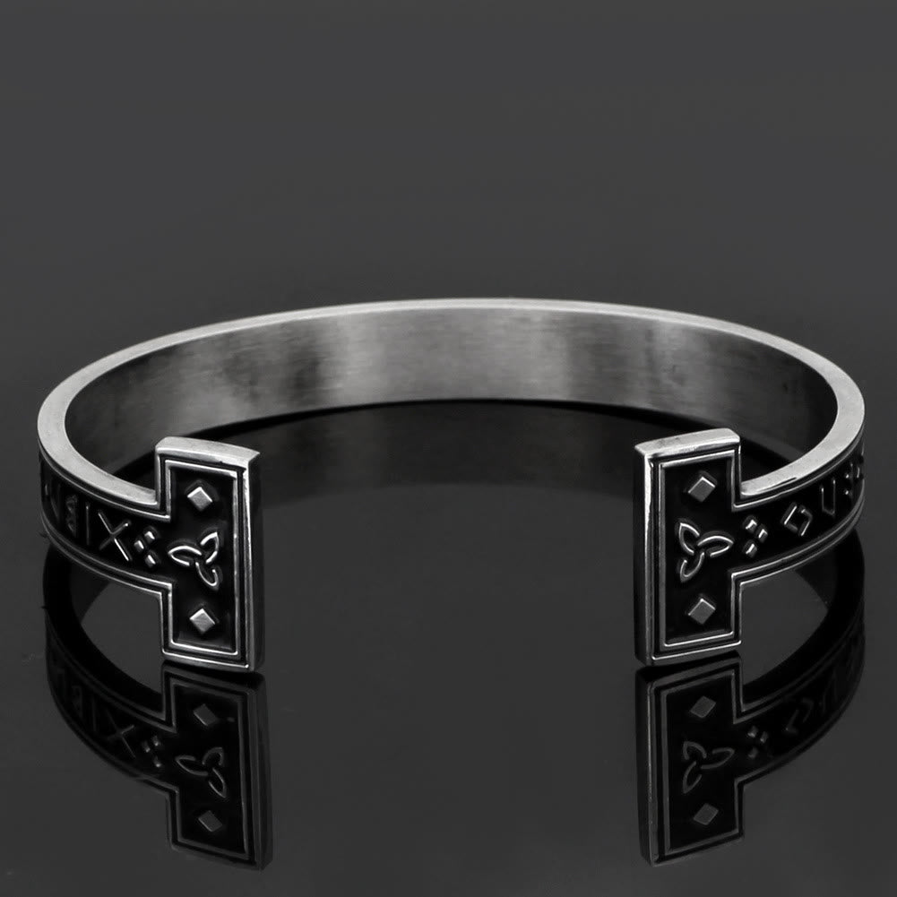 WorldNorse Viking Arm Ring With Elder Rune Bracelet