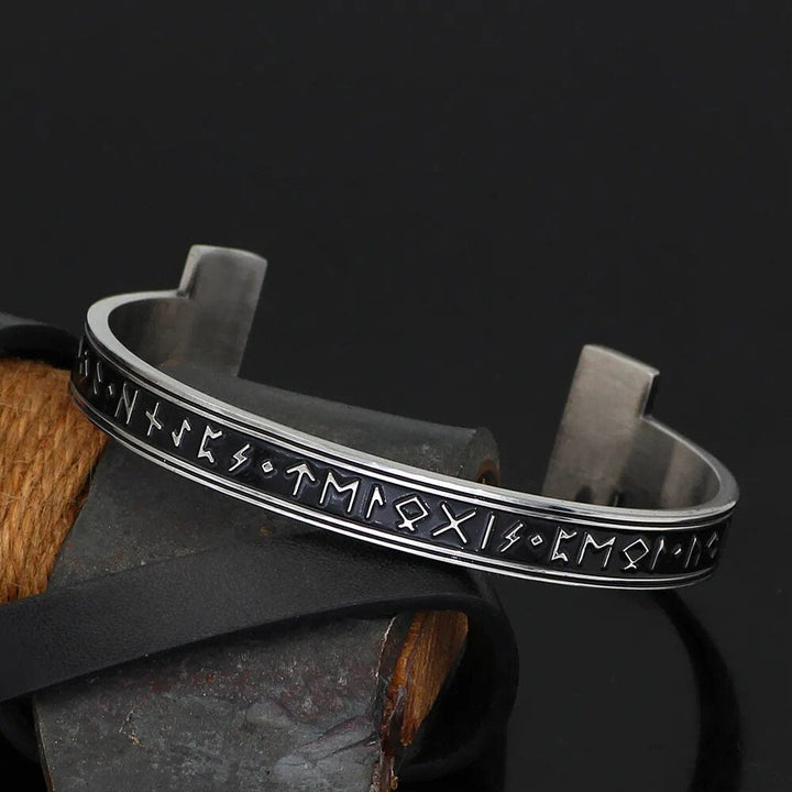 WorldNorse Viking Arm Ring With Elder Rune Bracelet