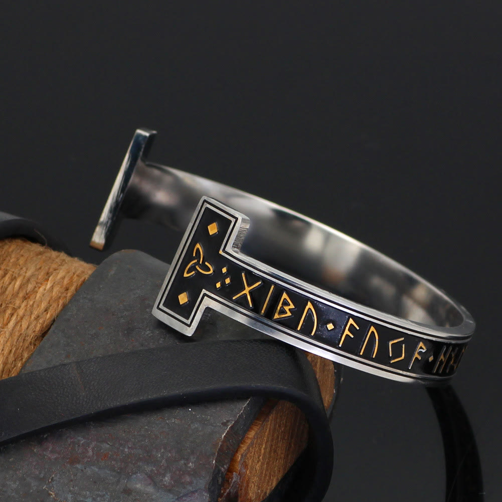 WorldNorse Viking Arm Ring With Elder Rune Bracelet