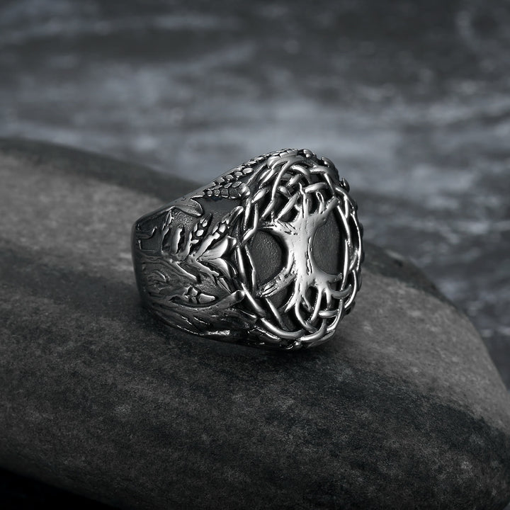 WorldNorse Viking Amulet Tree Of Life Design Ring