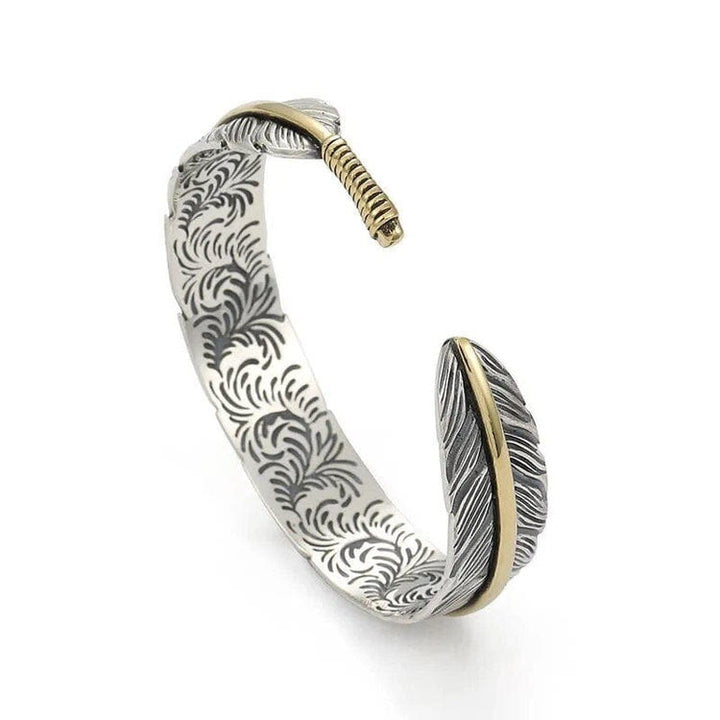 WorldNorse Huginn & Muninn Feather Bracelet