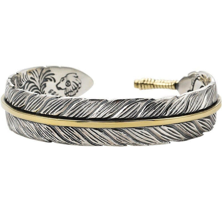 WorldNorse Huginn & Muninn Feather Bracelet