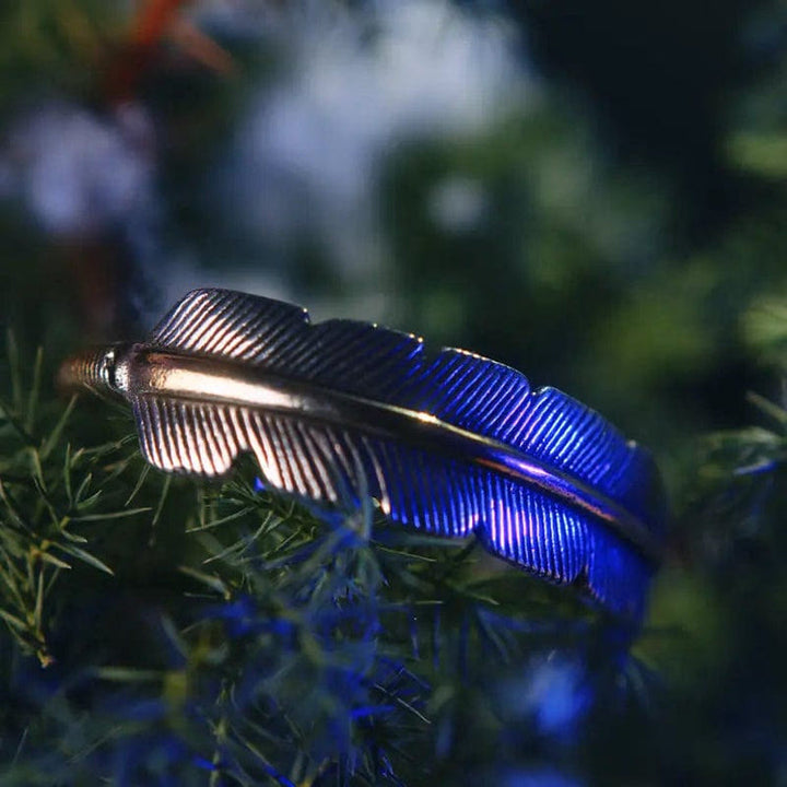 WorldNorse Huginn & Muninn Feather Bracelet