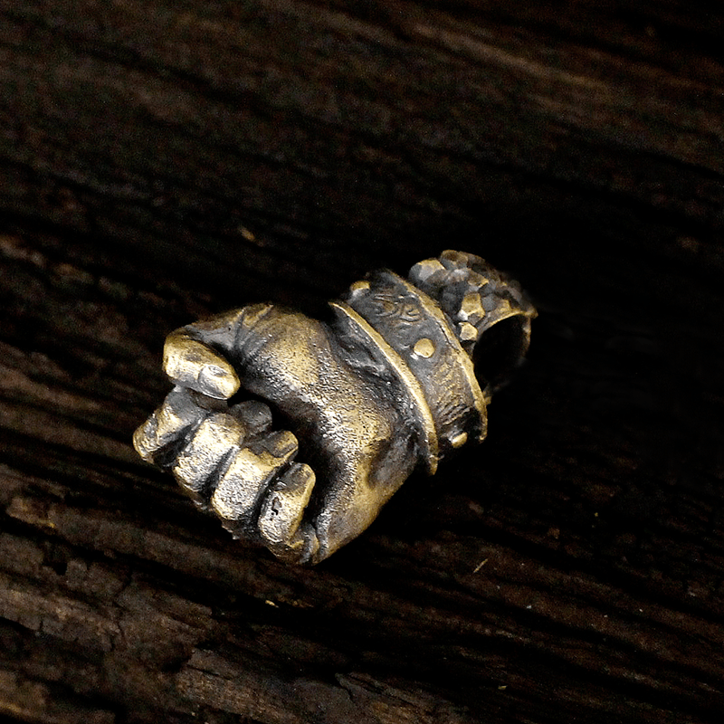 WorldNorse Powerful Fist of Fate Hammering Gesture Necklace