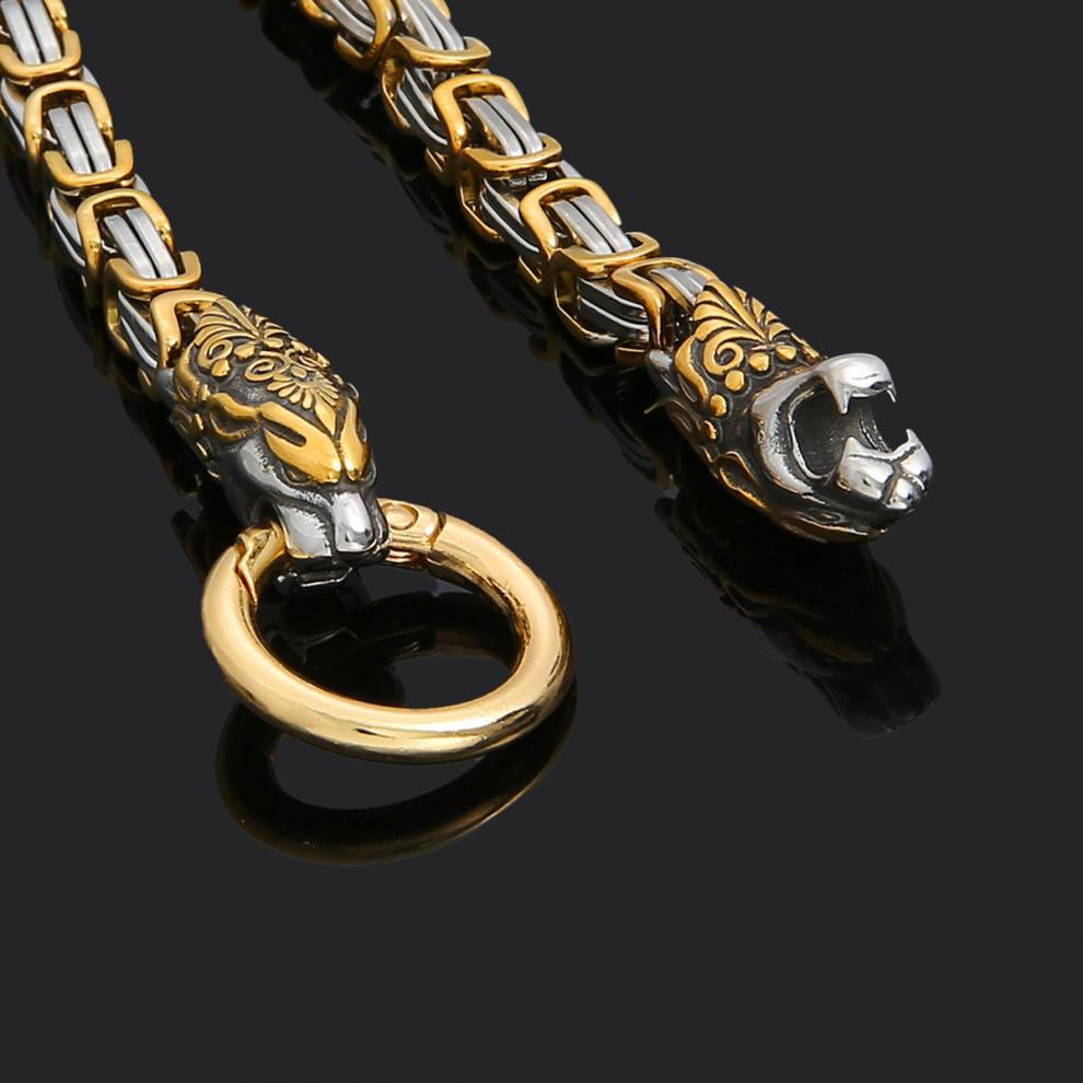 WorldNorse Fenrir Viking Thor's Hammer Necklace & Bracelet