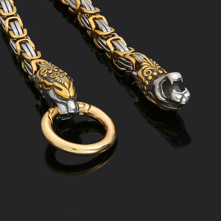 WorldNorse Fenrir Viking Thor's Hammer Necklace & Bracelet