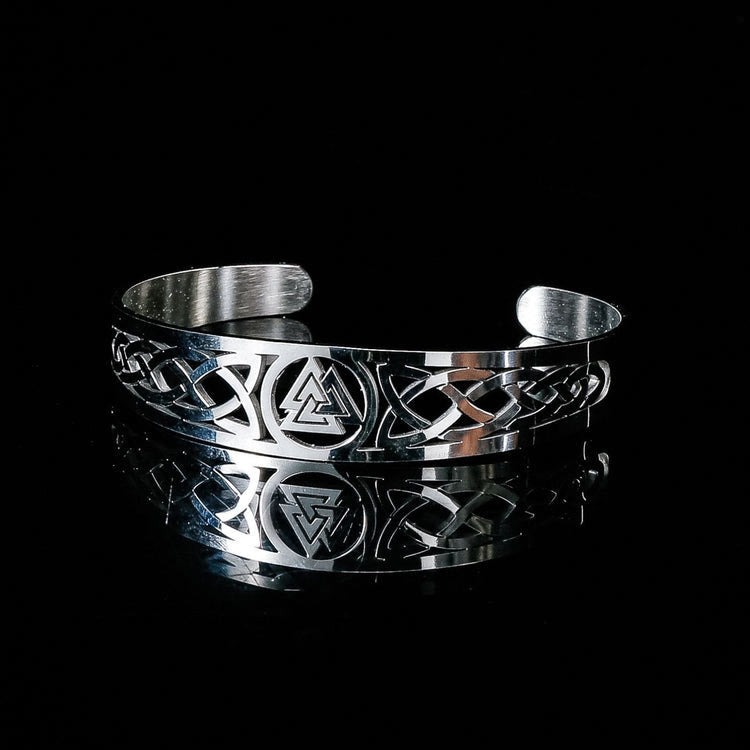 WorldNorse Valknut And Celtic Knot Symbol Bracelet