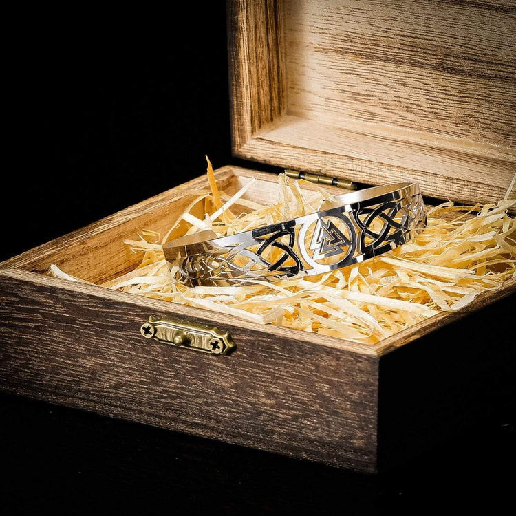 WorldNorse Valknut And Celtic Knot Symbol Bracelet