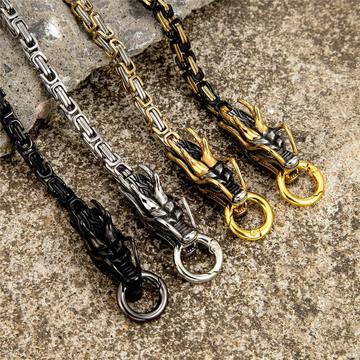 WorldNorse Norse Mythology Twin Headed Dragon Bracelet