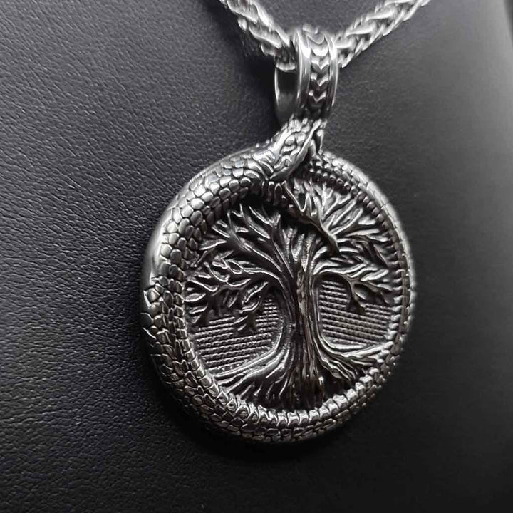 WorldNorse Tree Of Life With Jormungandr Necklace