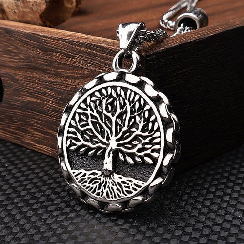 WorldNorse Nordic Viking Tree of Life Pendant Necklace