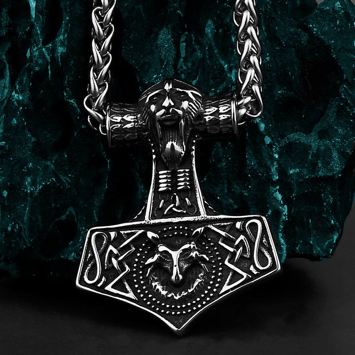 WorldNorse Viking Man Thor's Hammer Mjolnir Necklace