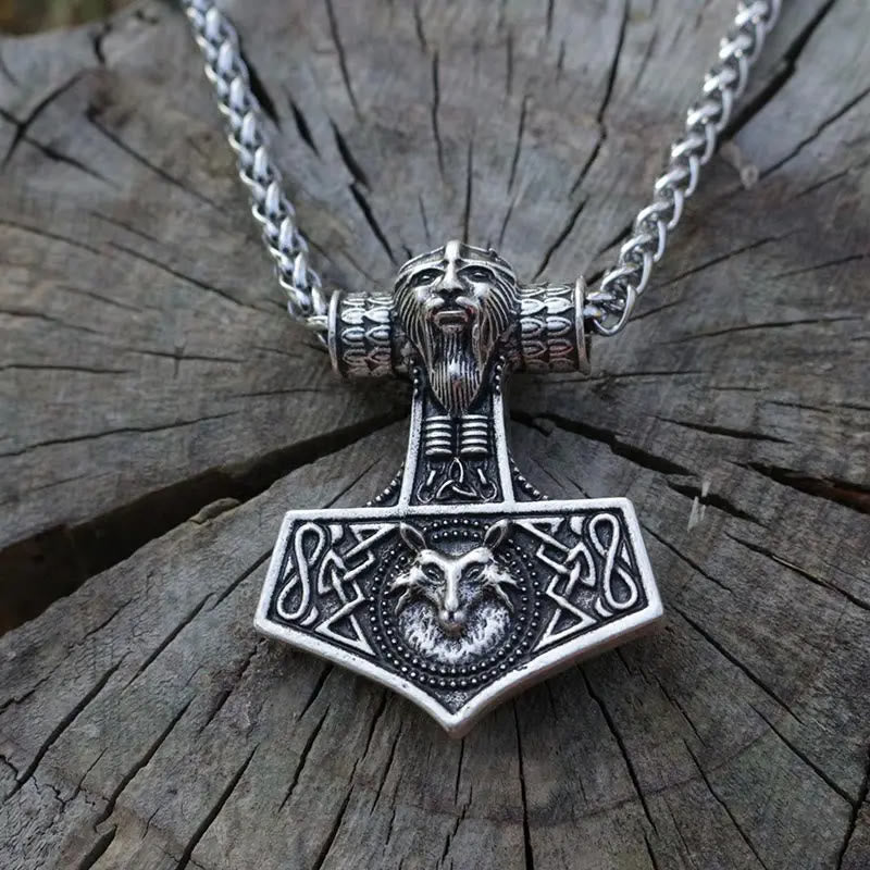 WorldNorse Viking Man Thor's Hammer Mjolnir Necklace