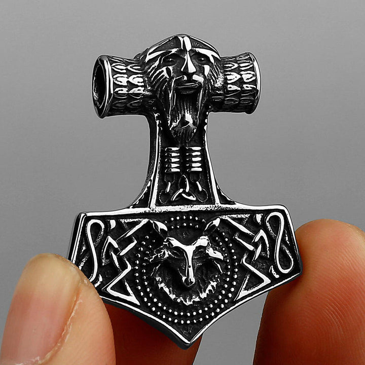 WorldNorse Viking Man Thor's Hammer Mjolnir Necklace