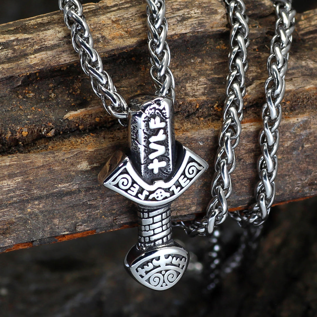 WorldNorse Odin Weapon Sword Rune Necklace