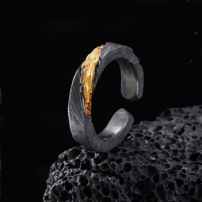 WorldNorse Flowing Fire Inlaid Adjustable Ring / Bracelet / Necklace