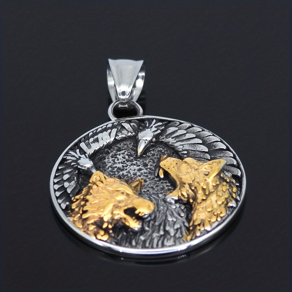 WorldNorse Odin's Ravens & Wolves Necklace