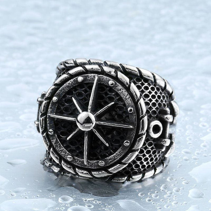 WorldNorse Anchor Aweigh Lighthouse Ship Ring