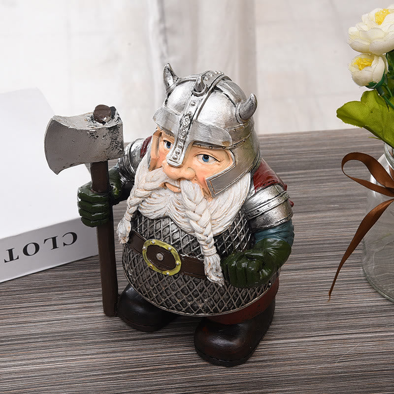 WorldNorse Victor Viking Axe Hammer Warrior Statue - image 1