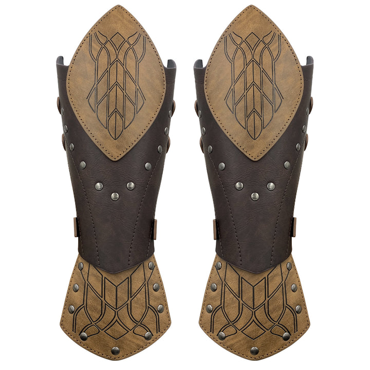 WorldNorse Viking Warrior Eco Leather Arm Bracers