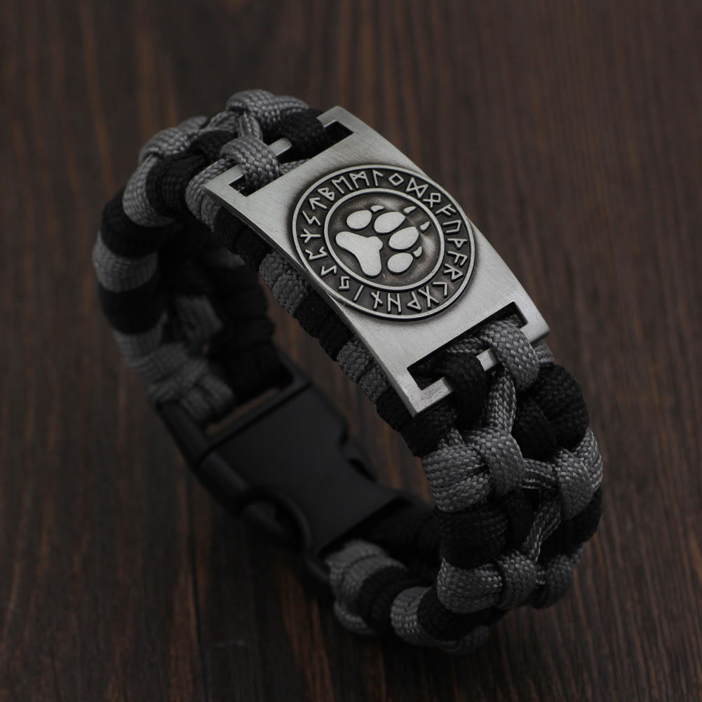 WorldNorse Viking Rune Braided Bracelet