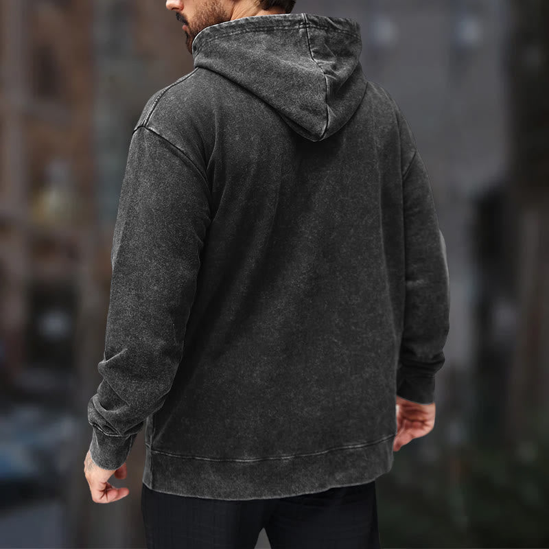 WorldNorse Victory Or Valhalla Warrior Washed Hoodie - image 10