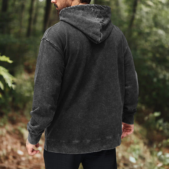 WorldNorse Victory Or Valhalla Warrior Washed Hoodie - image 8