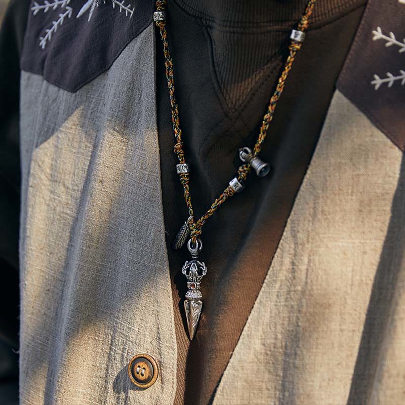 WorldNorse 925 Sterling Silver Spiral Twist Necklace