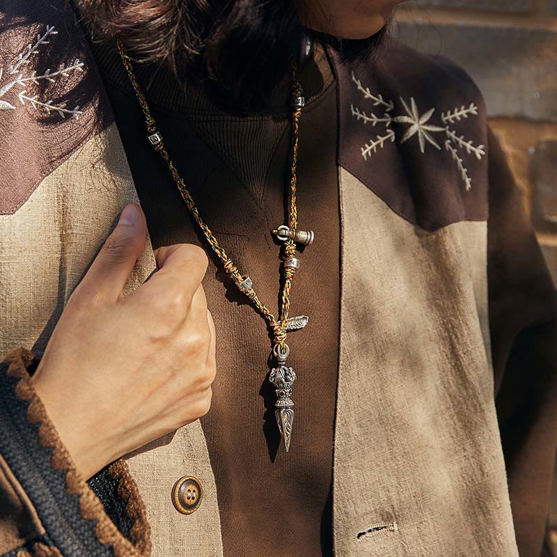 WorldNorse 925 Sterling Silver Spiral Twist Necklace