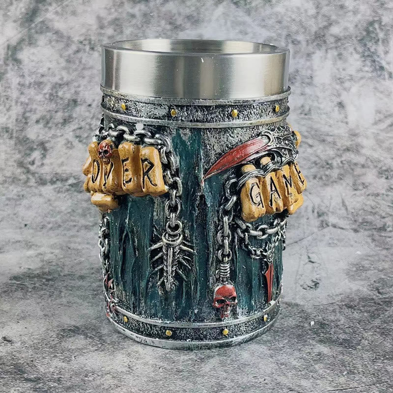 WorldNorse Gothic Death Game Beer Tankard Mug