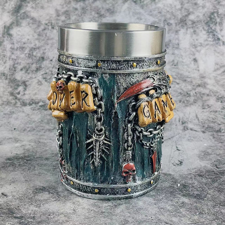 WorldNorse Gothic Death Game Beer Tankard Mug