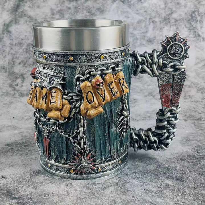 WorldNorse Gothic Death Game Beer Tankard Mug