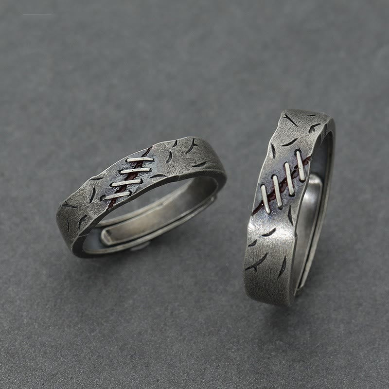 WorldNorse Scar Stitches Band Ring