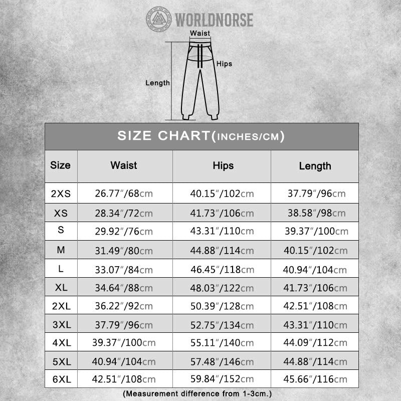 WorldNorse Valhalla Huginn And Muninn Sweatpants - image 2