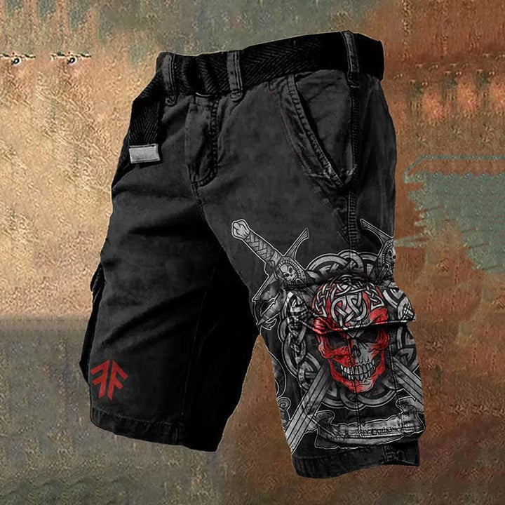 WorldNorse Viking Celtic Knot Rune Cargo Shorts - US/UK/AU50,EU60 (5XL) - image 1
