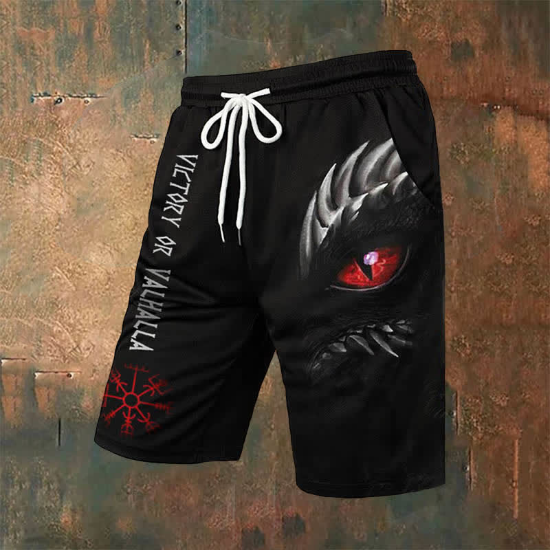 WorldNorse Viking Vegvisir Casual Shorts - US/UK/AU54,EU64 (7XL) - image 1
