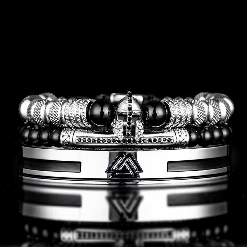 WorldNorse Viking Valknut Warrior Bracelet