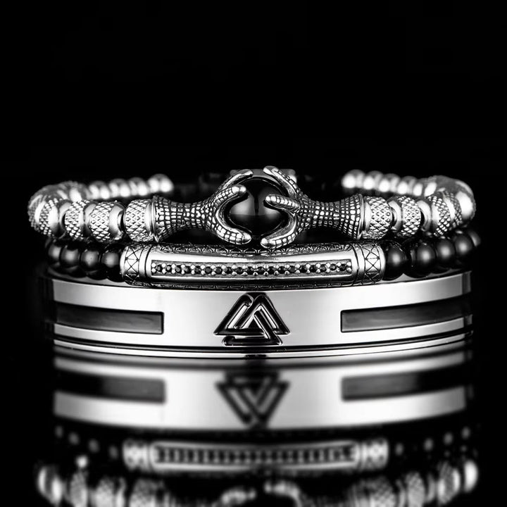 WorldNorse Viking Valknut Warrior Bracelet