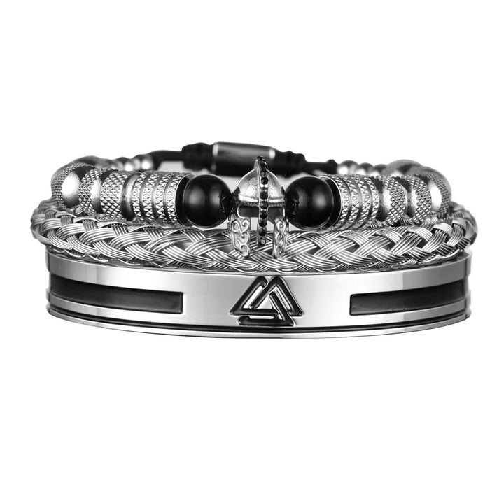 WorldNorse Viking Valknut Warrior Bracelet