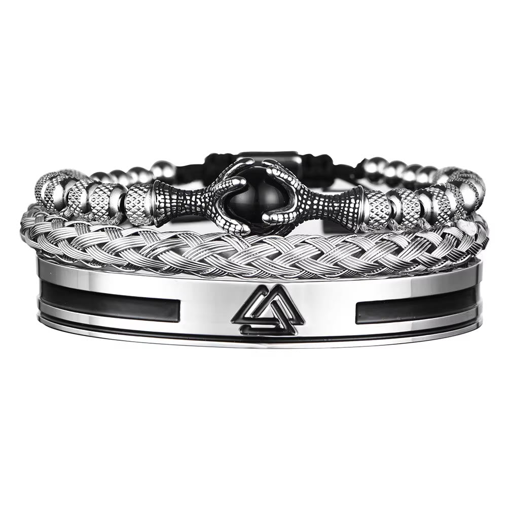 WorldNorse Viking Valknut Warrior Bracelet