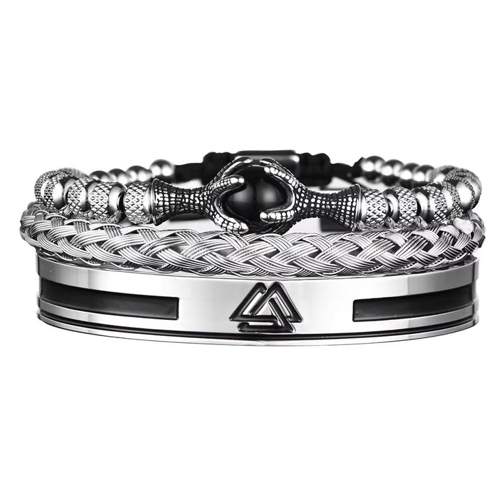WorldNorse Viking Valknut Warrior Bracelet