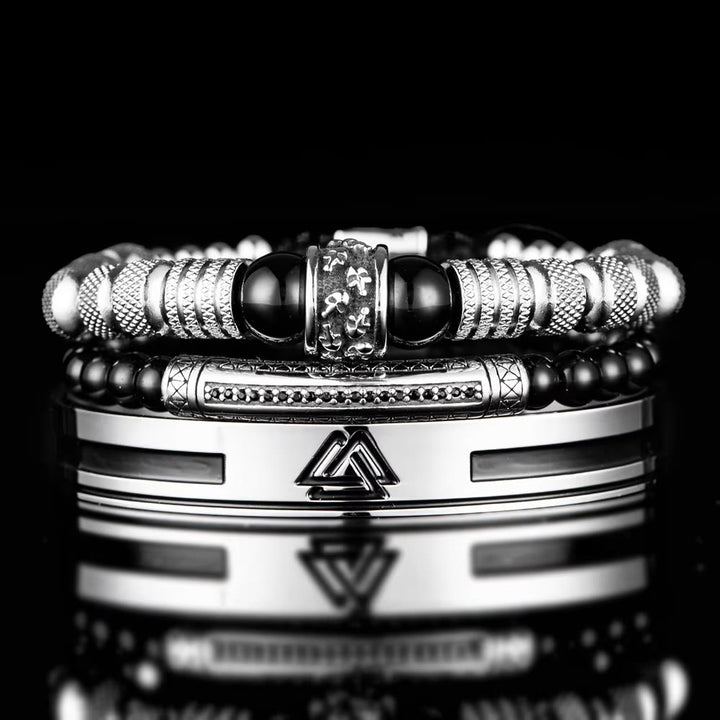WorldNorse Viking Valknut Warrior Bracelet