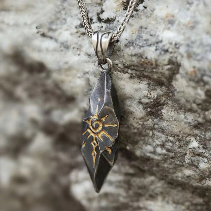 WorldNorse Wish Emblem Hammered Open Ring / Necklace / Earrings
