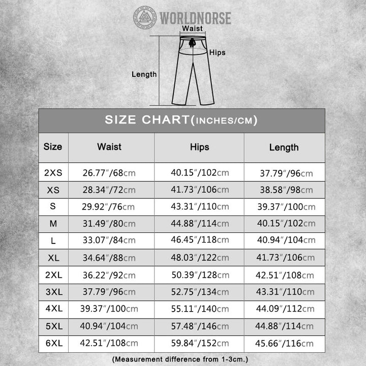 WorldNorse Viking Helm of Awe Casual Pants - image 2