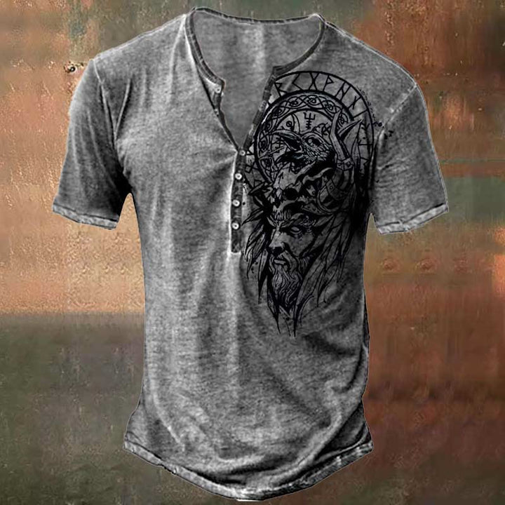 WorldNorse Viking Vegvisir Raven Rune Celtic Knot T-Shirt