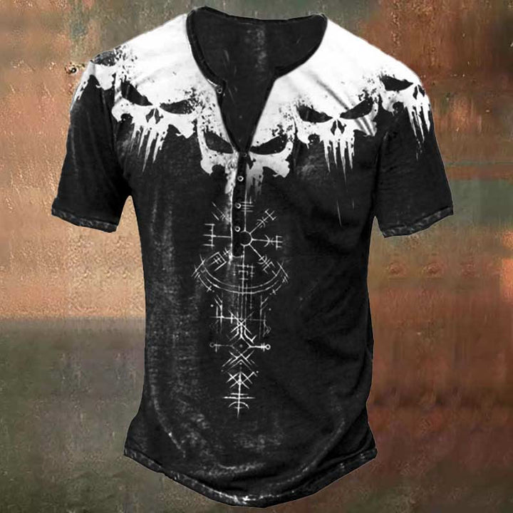 WorldNorse Viking Vegvisir Print T-Shirt