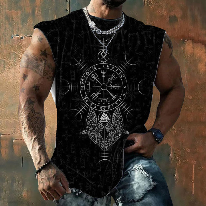 WorldNorse Valknut Helm of Awe Vegvisir Vest